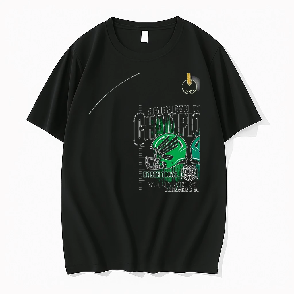 American Football Championship North Texas Mean Green Vs Tulane Green Wave Yulman Stadium Dec 5 2025 Shirts