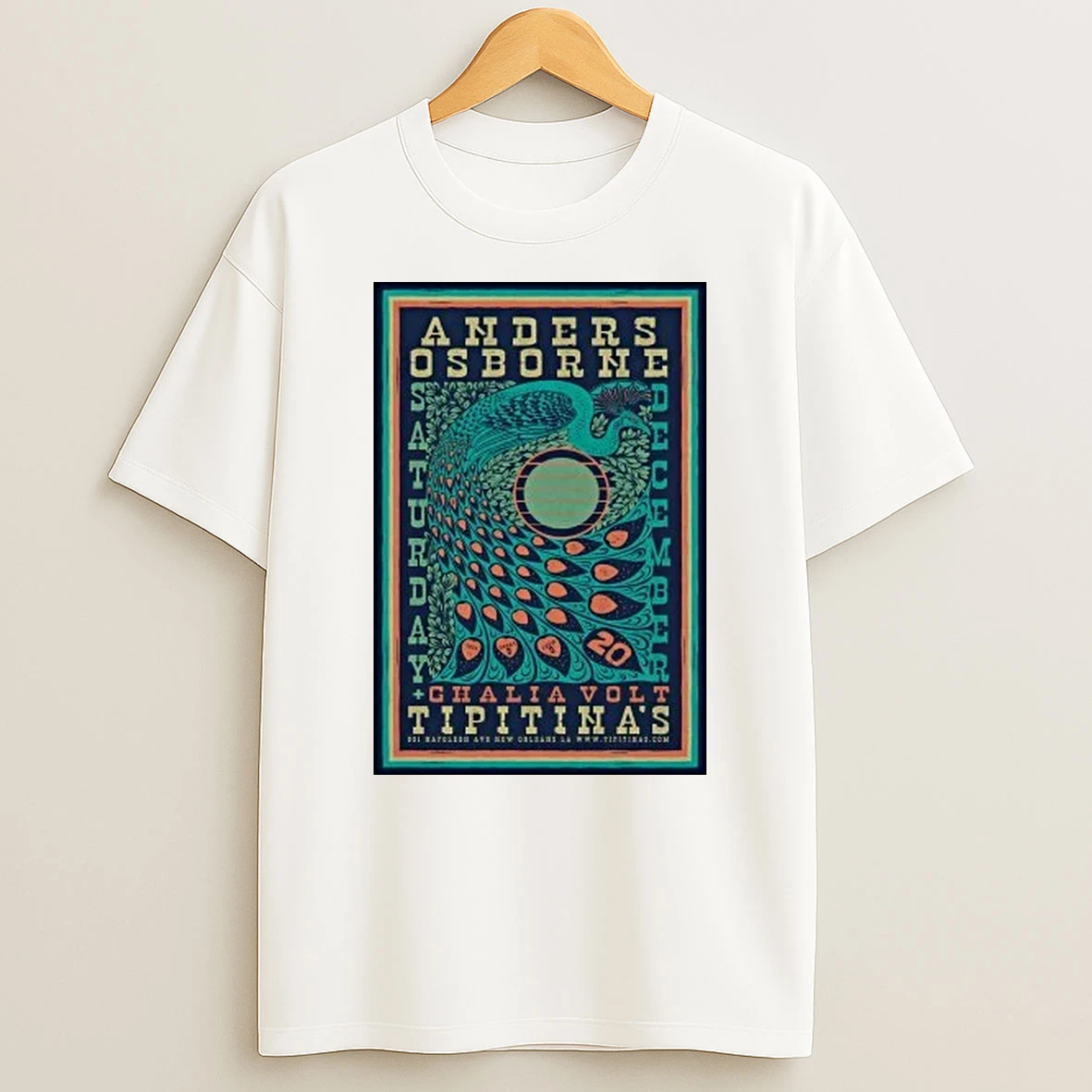 Anders Osborne Event New Orleans On Dec 20 2025 Shirts