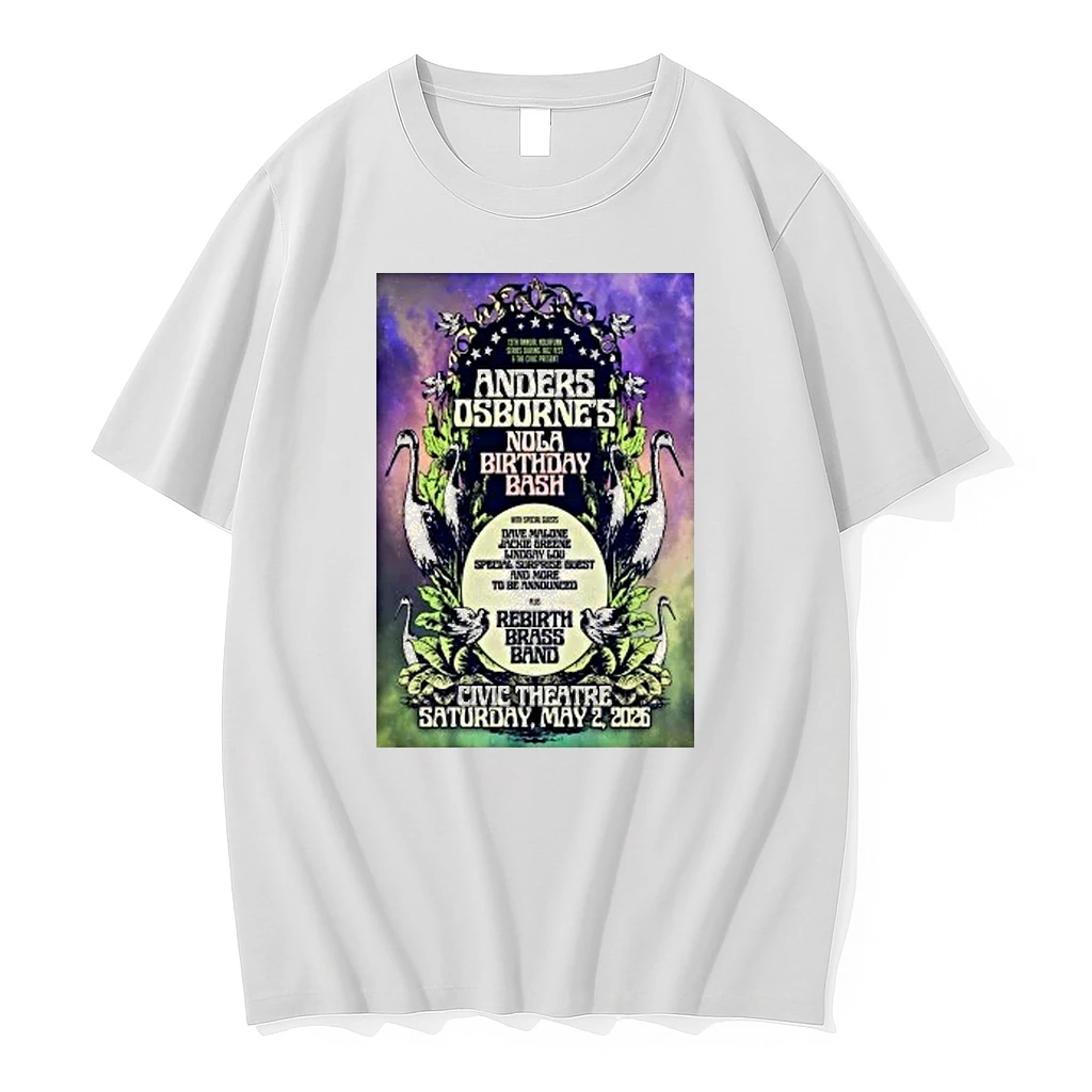 Anders Osborne May 2 2026 Civic Theatre In New Orleans La Shirts