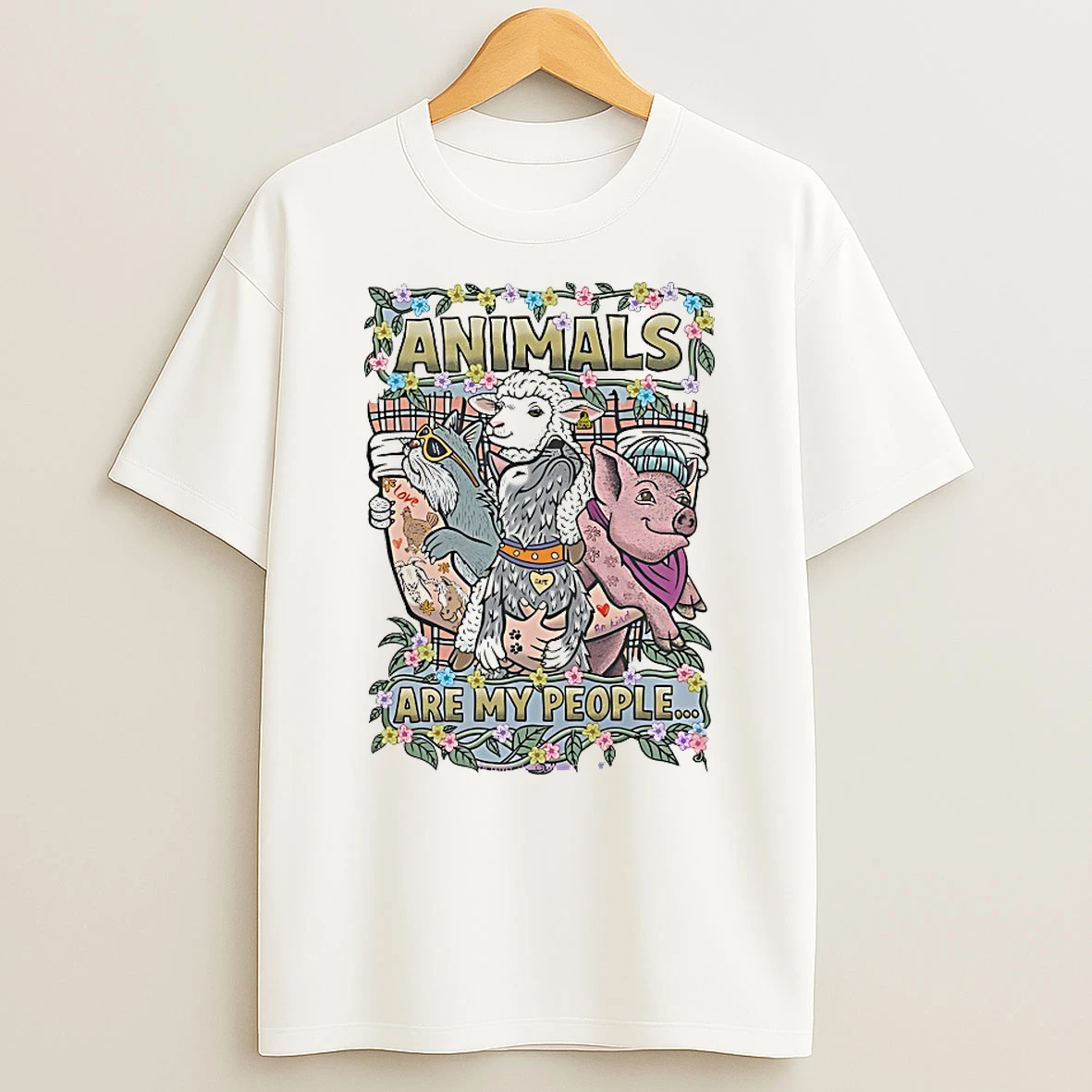 Animals Are My People Graphic Shirts
