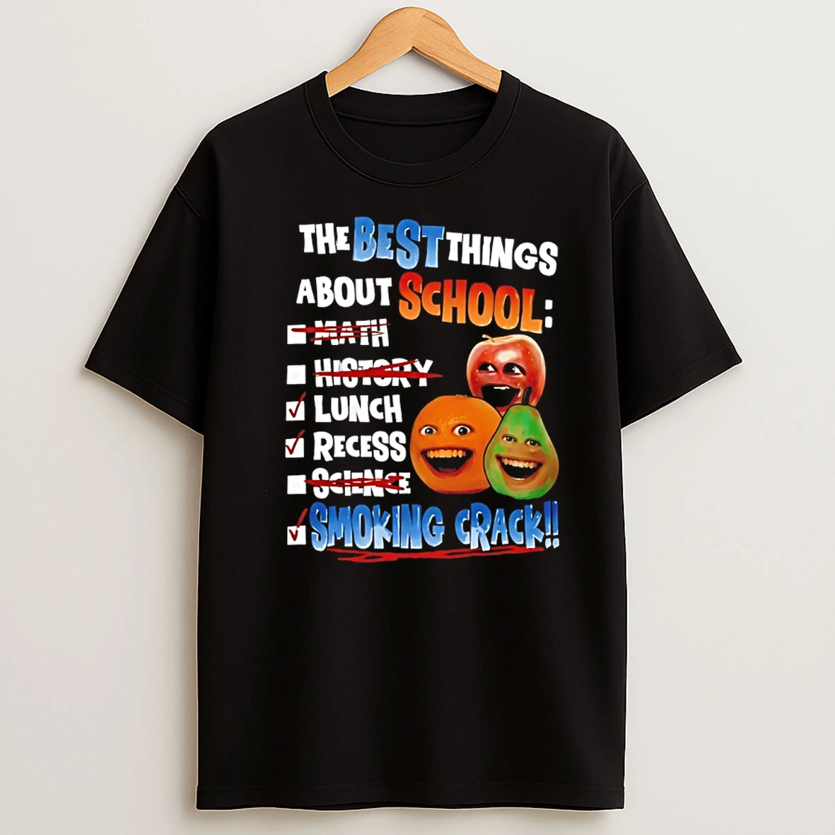 Annoying Orange Smoking Crack Shirts