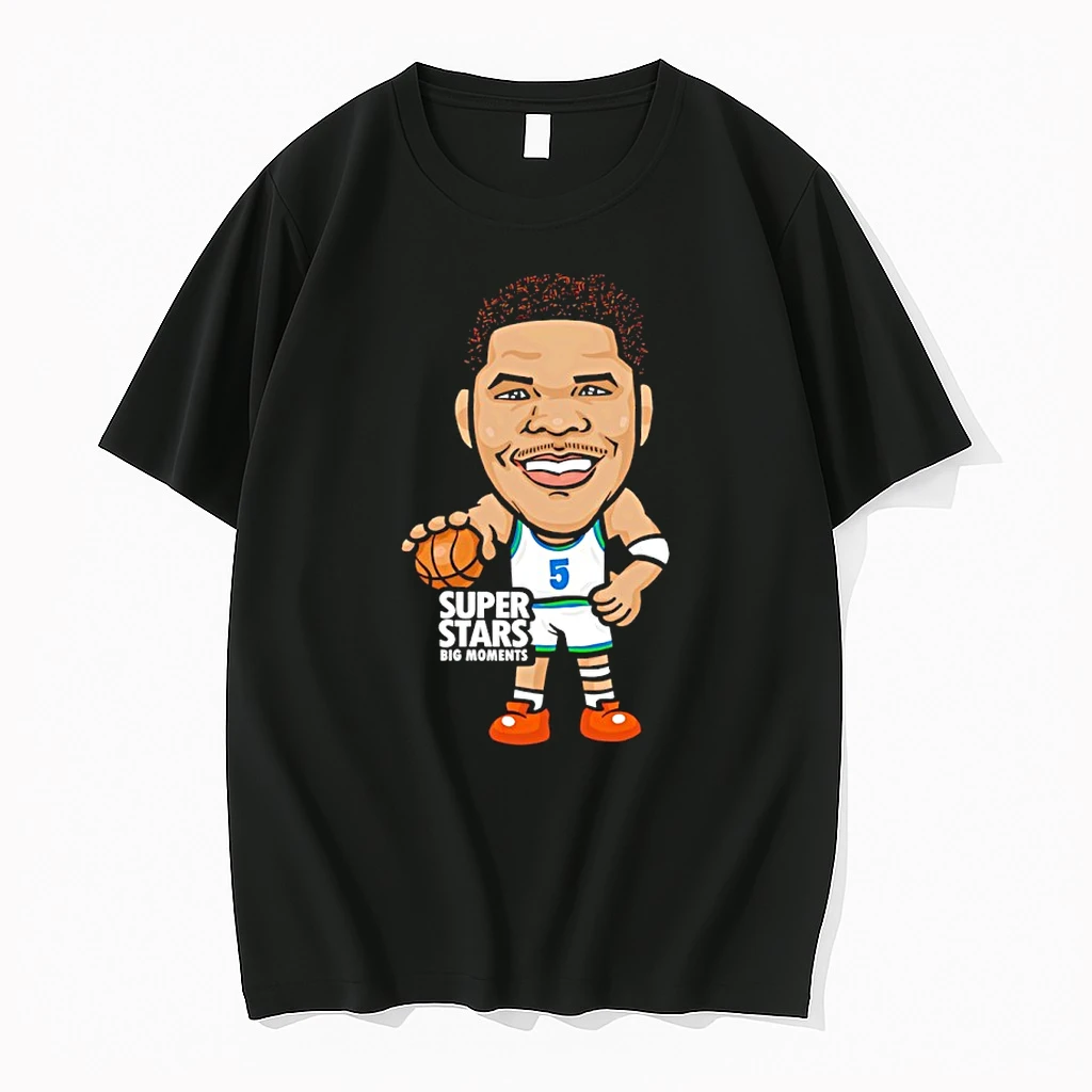 Anthony Edwards Super Stars Big Moments Cartoon Shirts