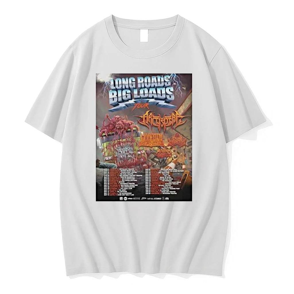 Archspire Long Roads Big Loads Tour 2026 North American Shirts