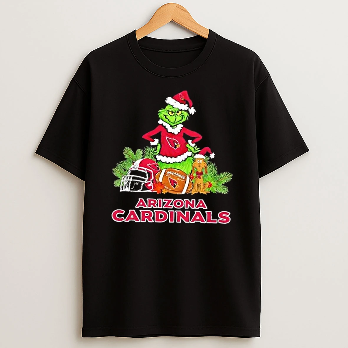 Arizona Cardinals Football X Grinch Merry Christmas Graphic Shirts