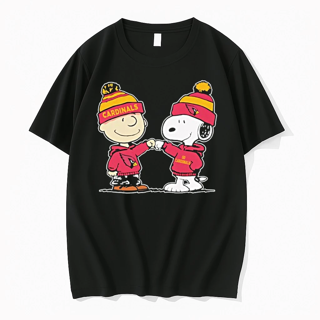 Arizona Cardinals Snoopy And Charlie Brown Best Friends Shirts