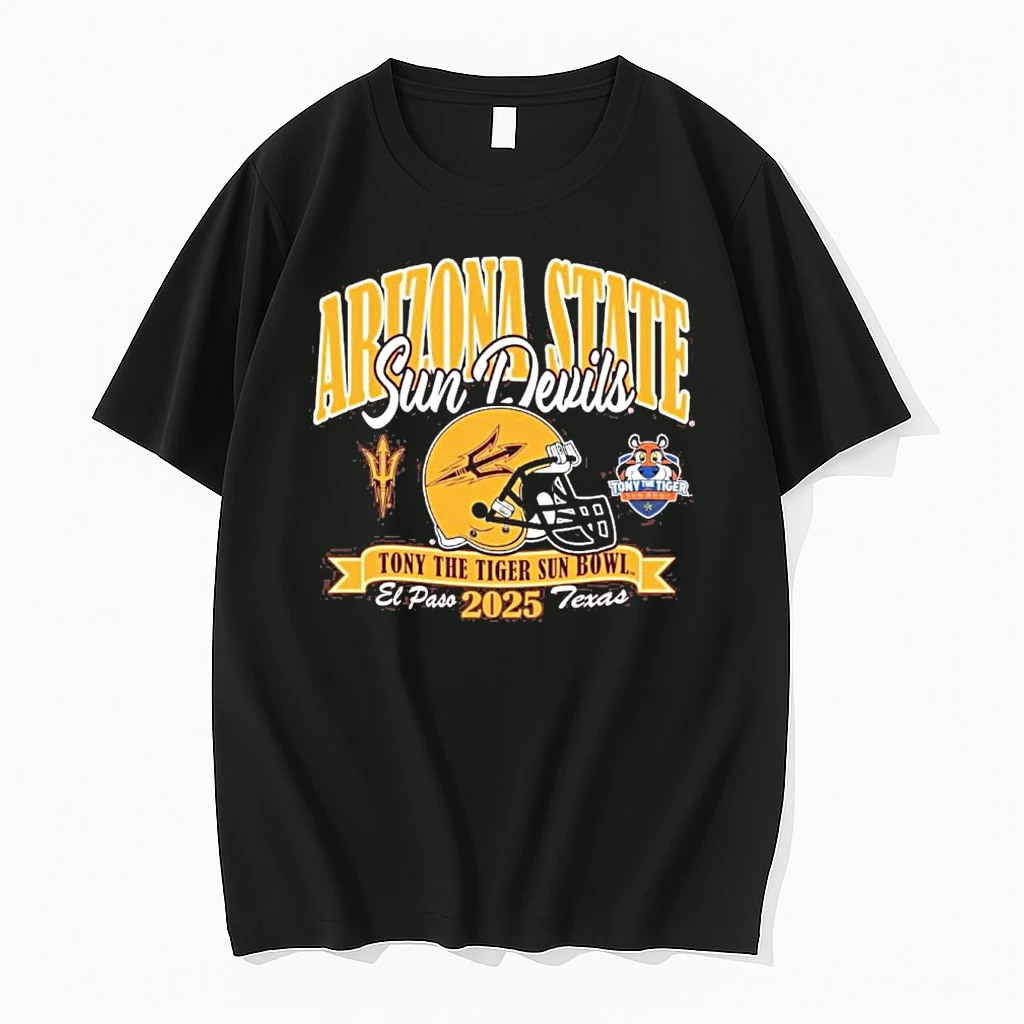 Arizona State University Sun Devils Football 2025 Sun Bowl Bound Shirts