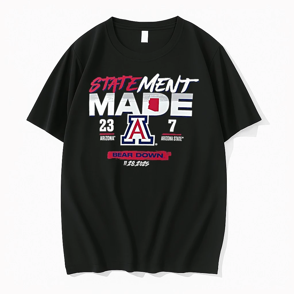 Arizona Wildcats Vs Arizona State Sun Devils 2025 Score Shirts