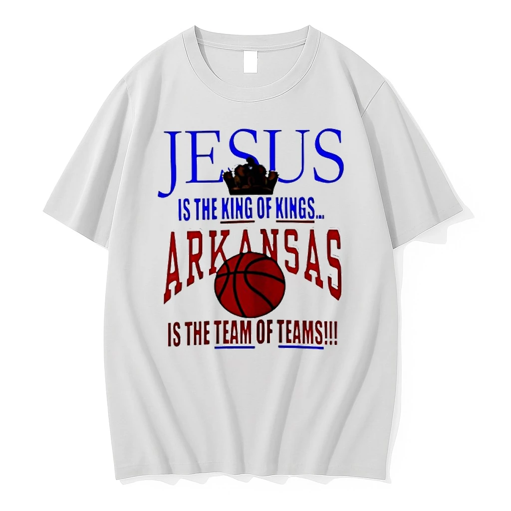 Arkansas Razorbacks Basketball Jesus Is The King Of Kings Shirts