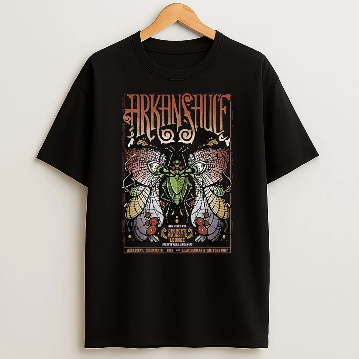 Arkansauce Fayetteville Ar Nye 12 31 2025 Shirts