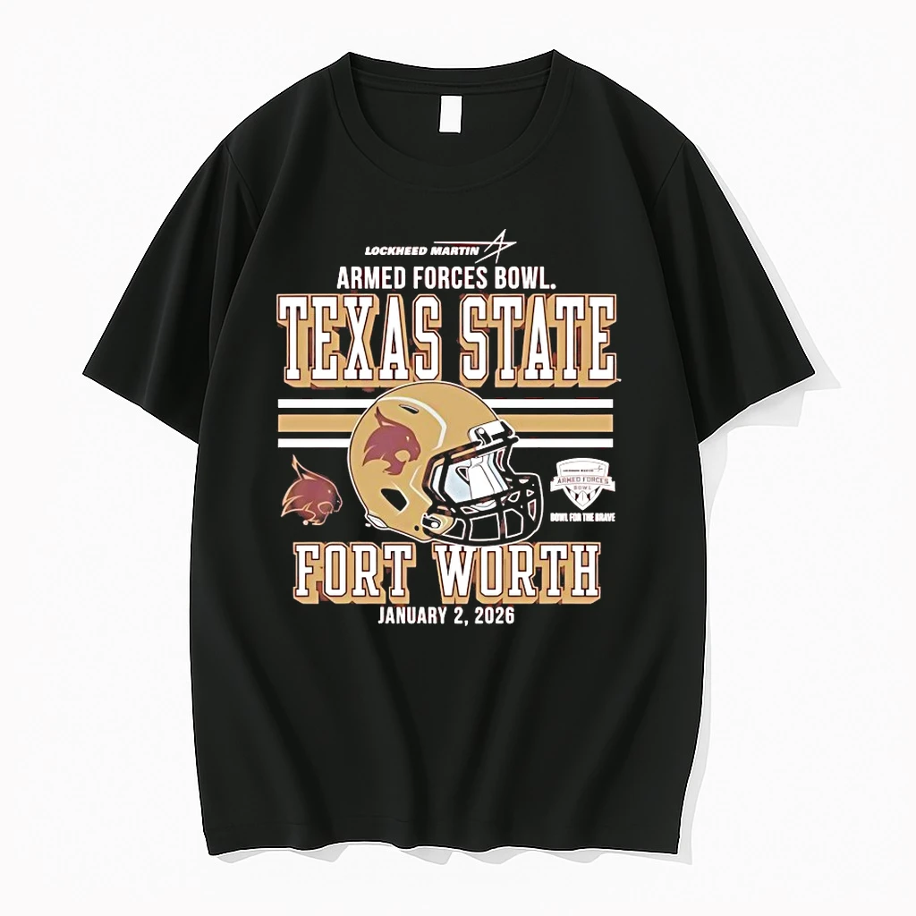 Armed Forces Bowl Texas State Fort Worth 2026 Shirts