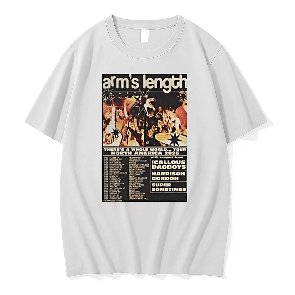 Arms Length Theres A Whole World Tour North America 2026 Shirts