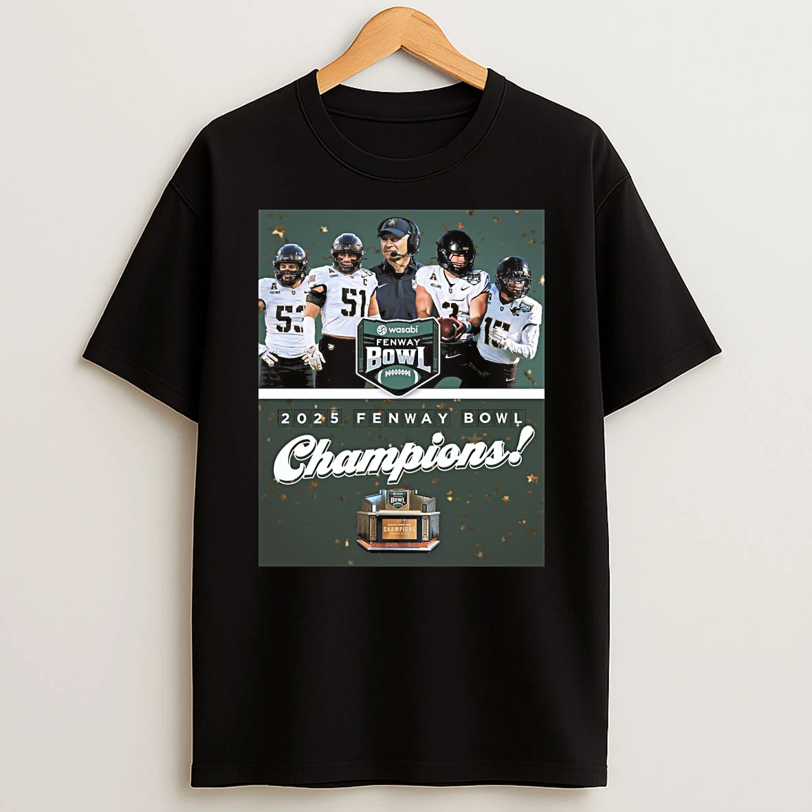 Army Black Knights Defeated Uconn Huskies Winners 2025 Wasabi Fenway Bowl Champions Shirts