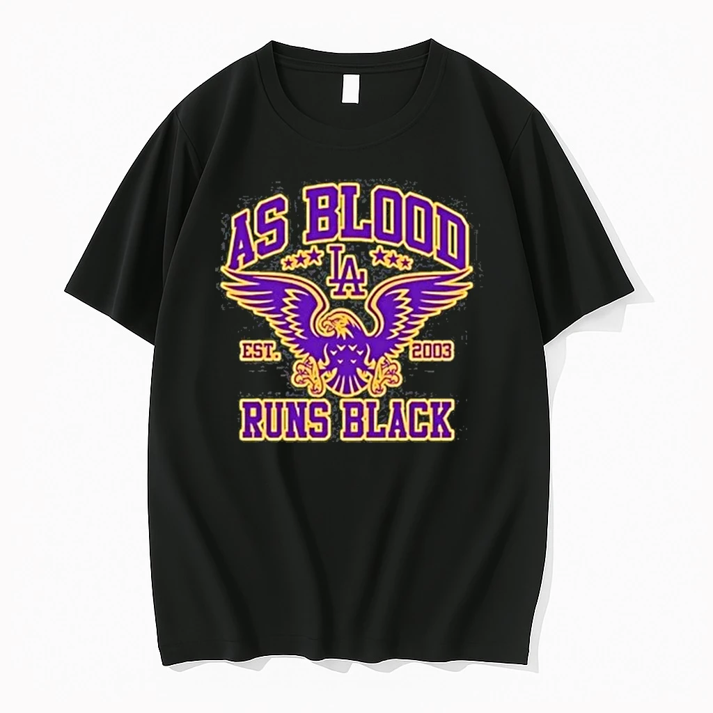 As Blood Runs Black Eagle Crest Purple Gold Est 2003 Shirts