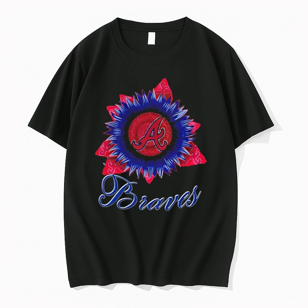 Atlanta Braves Baseball X Sunflower Graphic Shirts