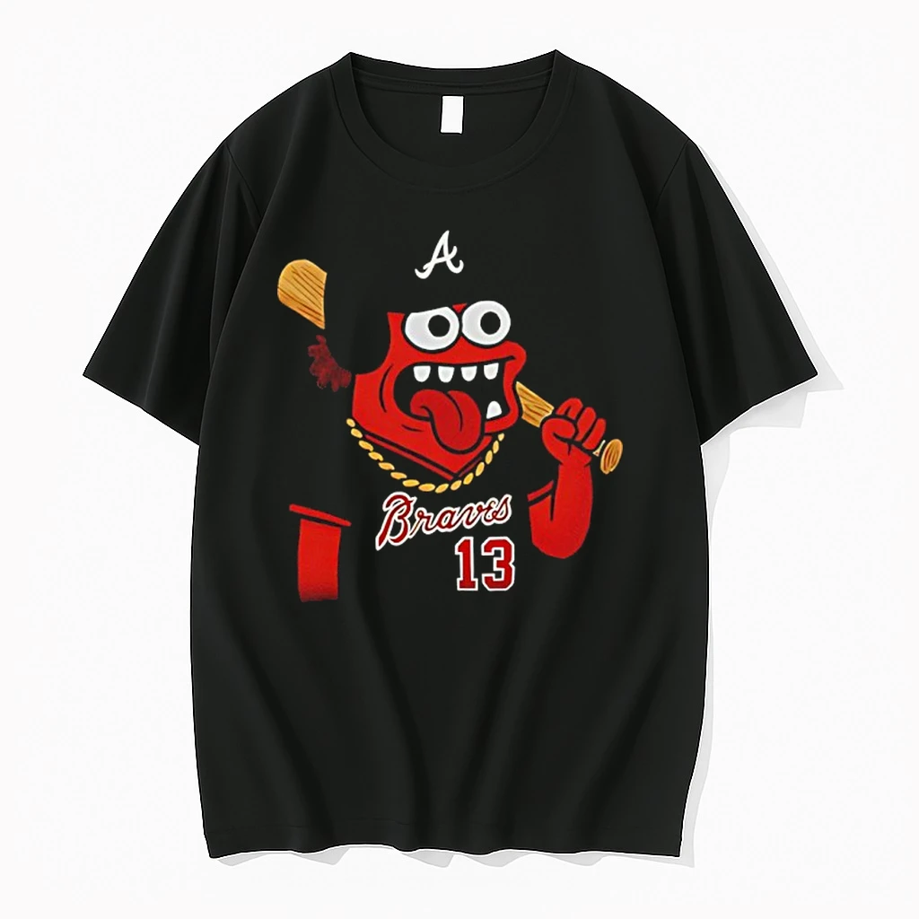 Atlanta Braves Monster Toast Cartoon Shirts