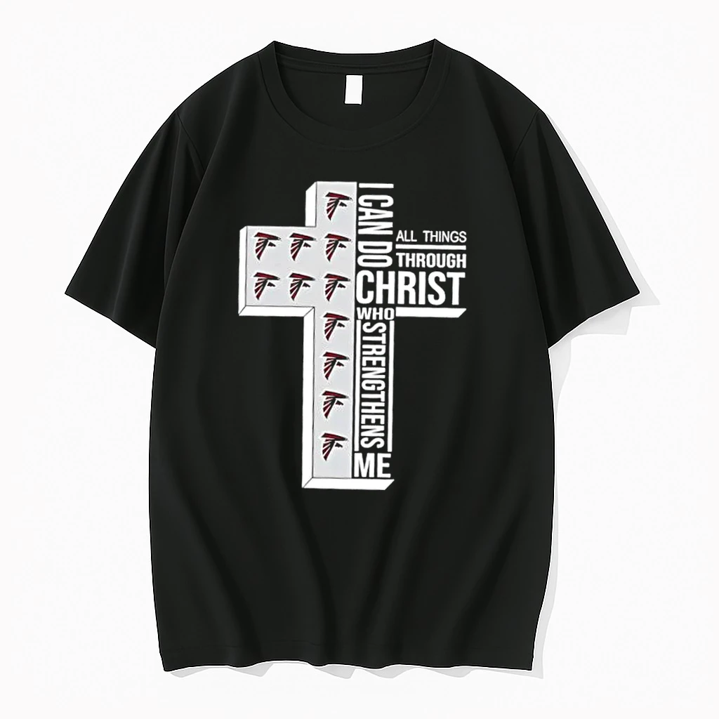 Atlanta Falcons Football X I Can Do All Things Through Christ Who Strengthens Me Shirts