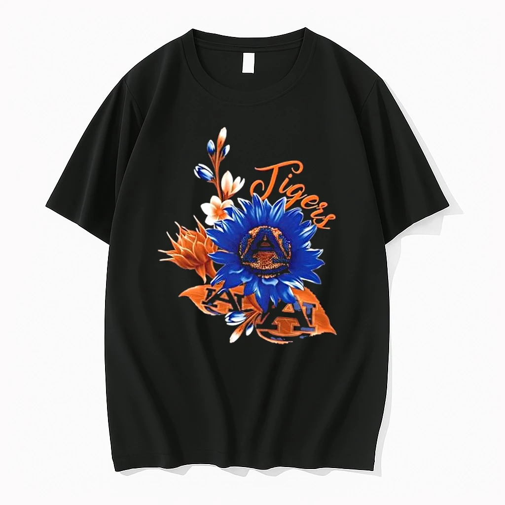 Auburn Tigers Football X Sunflower Floral Shirts