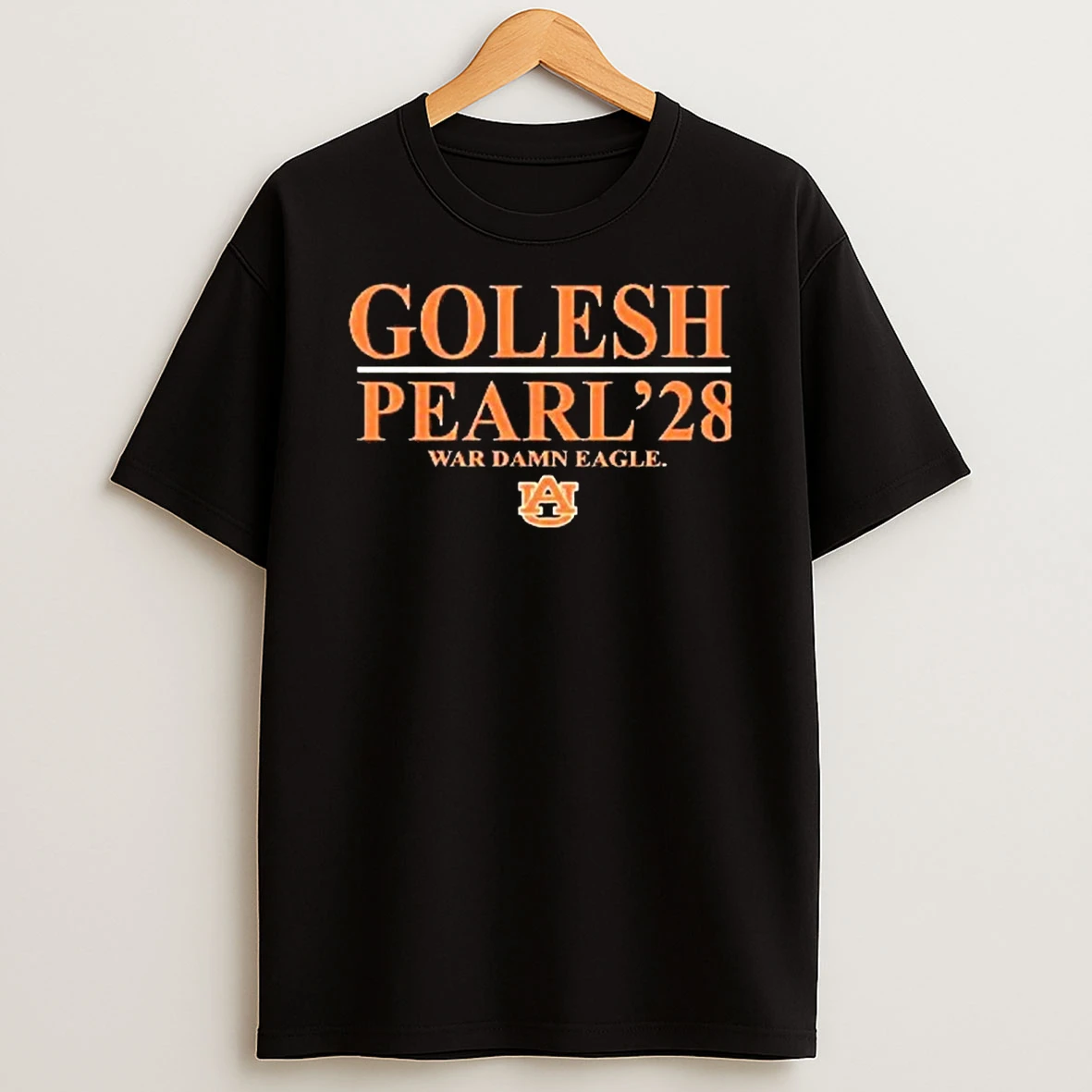 Auburn Tigers Golesh Pearl 28 War Damn Eagle New Shirts