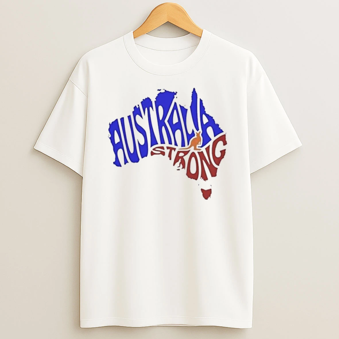 Australia Strong Map Bondi Beach Shirts
