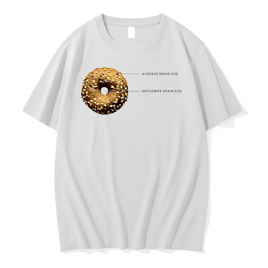 Average Brain Size Antisemite Brain Size Bagel Brain Anti Semitism Circle Shirts