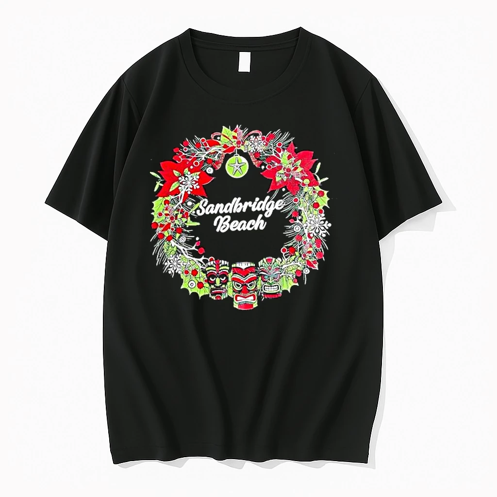 Awesome Sandbridge Beach Christmas Wreath Shirts