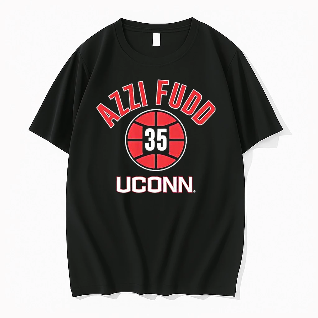 Azzi Fudd Name Number Ball Uconn Basketball Shirts