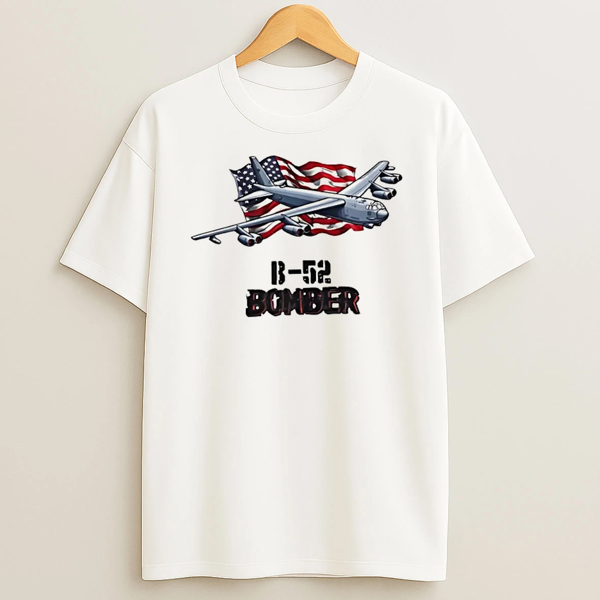 B 52 Bomber Usa Flag Shirts