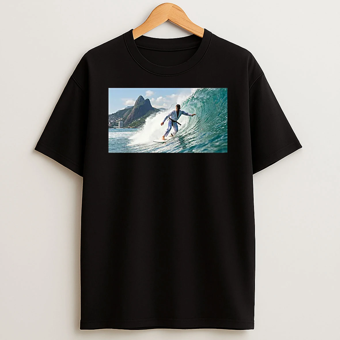 Bjj Surfer Riding The Wave Shirts