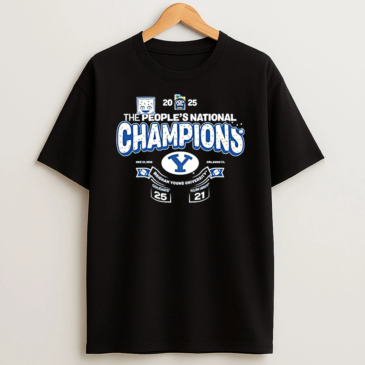 Byu 2025 Pop Tarts Bowl The Peoples National Champions Shirts