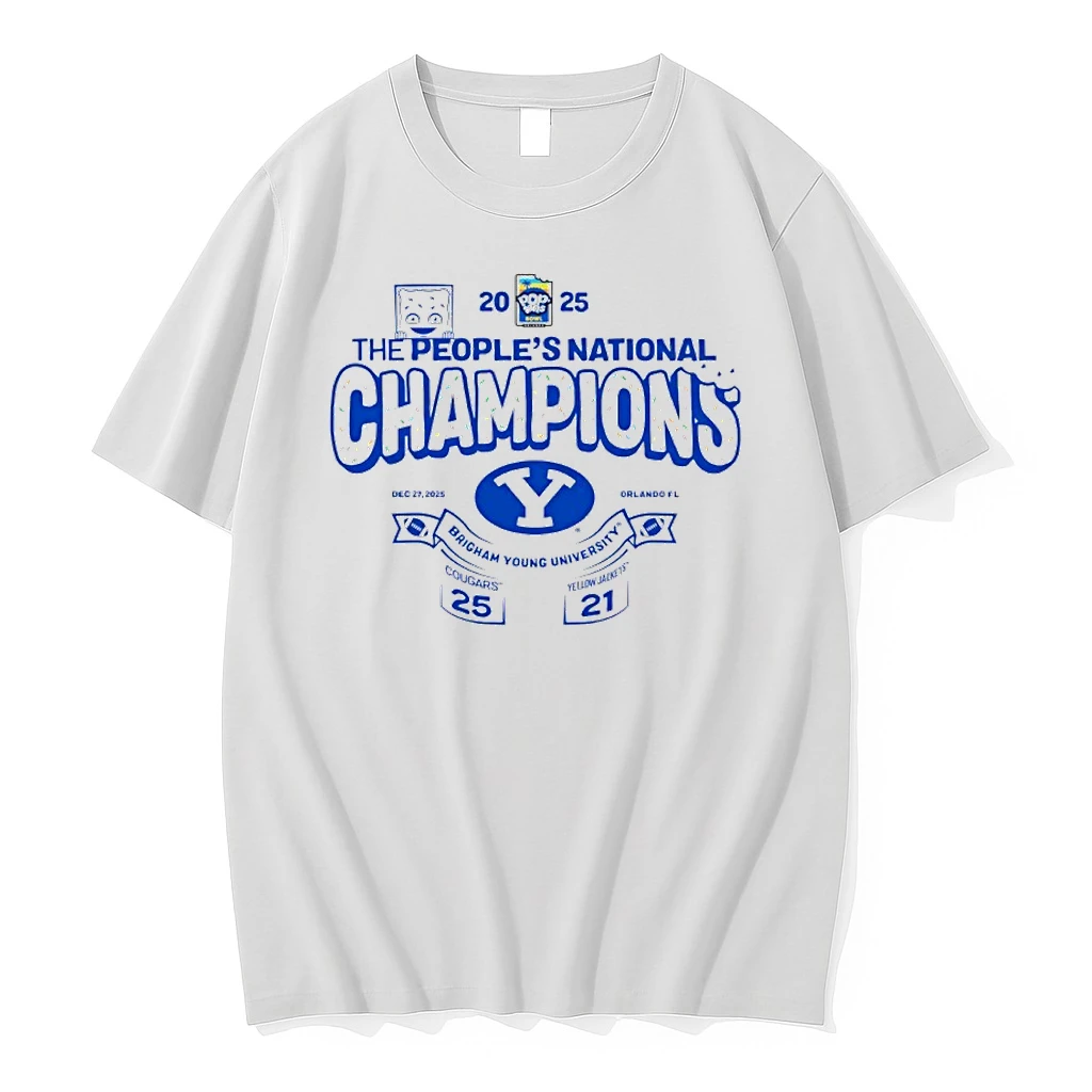 Byu Cougars 2025 Pop Tarts Bowl Champions The Peoples National Shirts