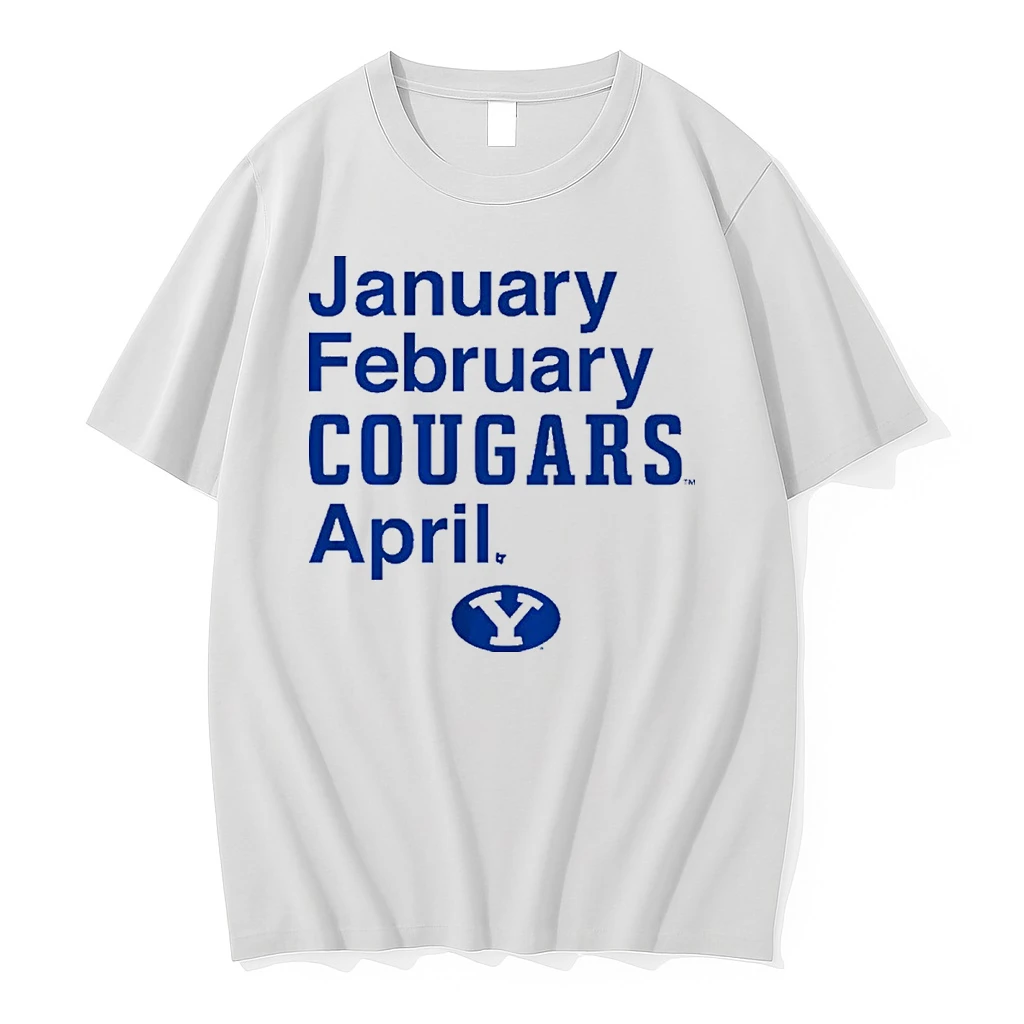 Byu Cougars Basketball January February Cougars April Shirts