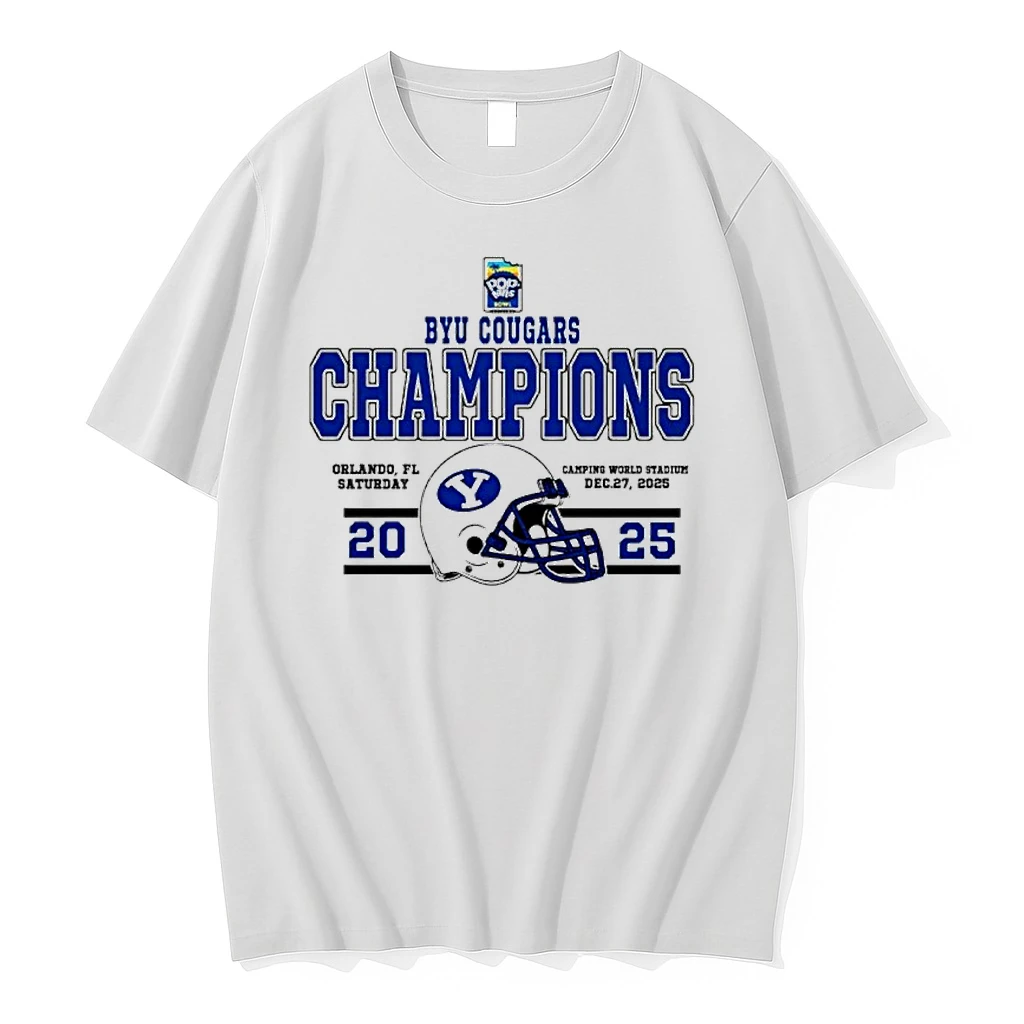Byu Cougars Football 2025 Pop Tarts Bowl Champions Shirts