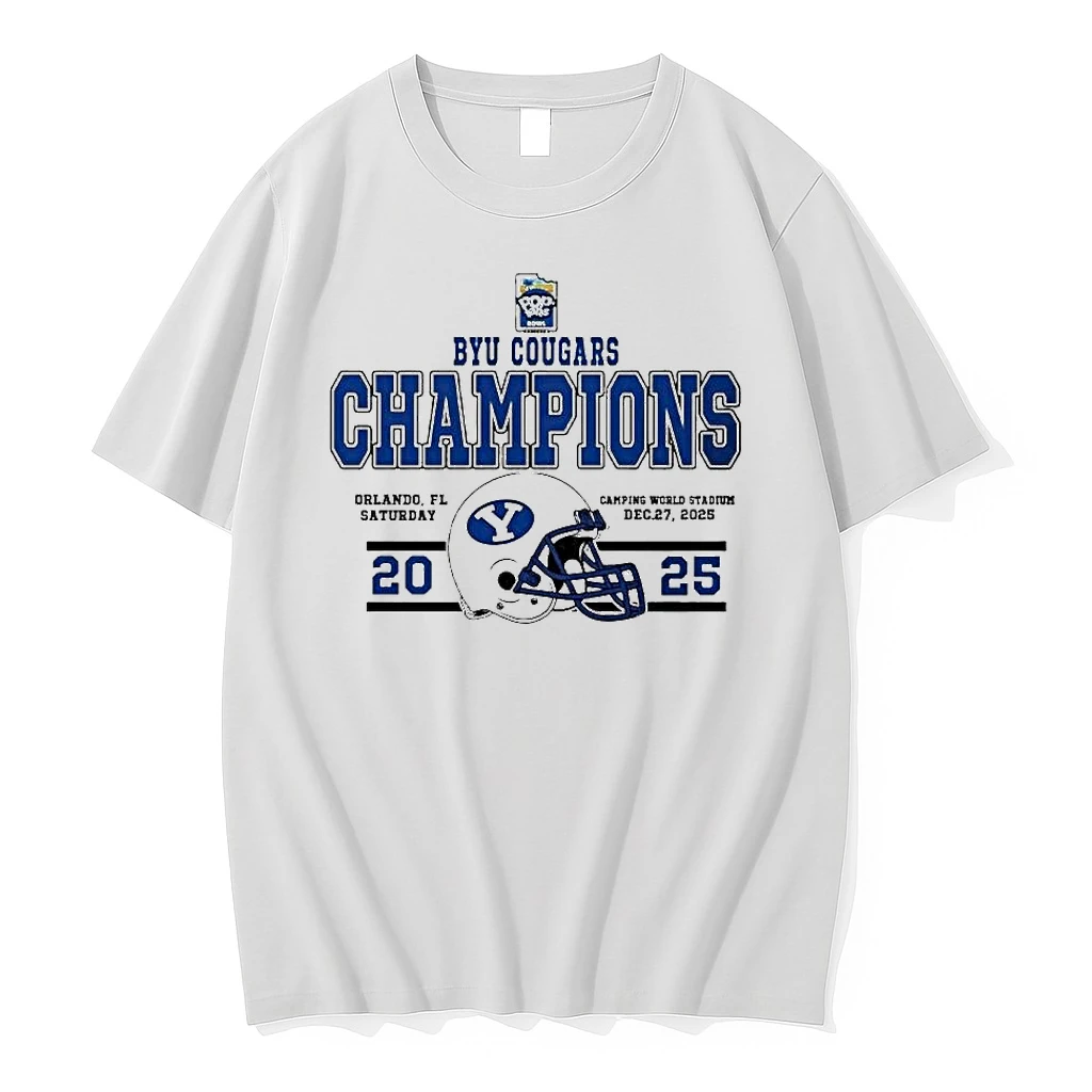 Byu Cougars Football Named To Champions 2025 Pop Tarts Bowl Orlando Fl Saturday Dec 27 2025 Helmet Shirts