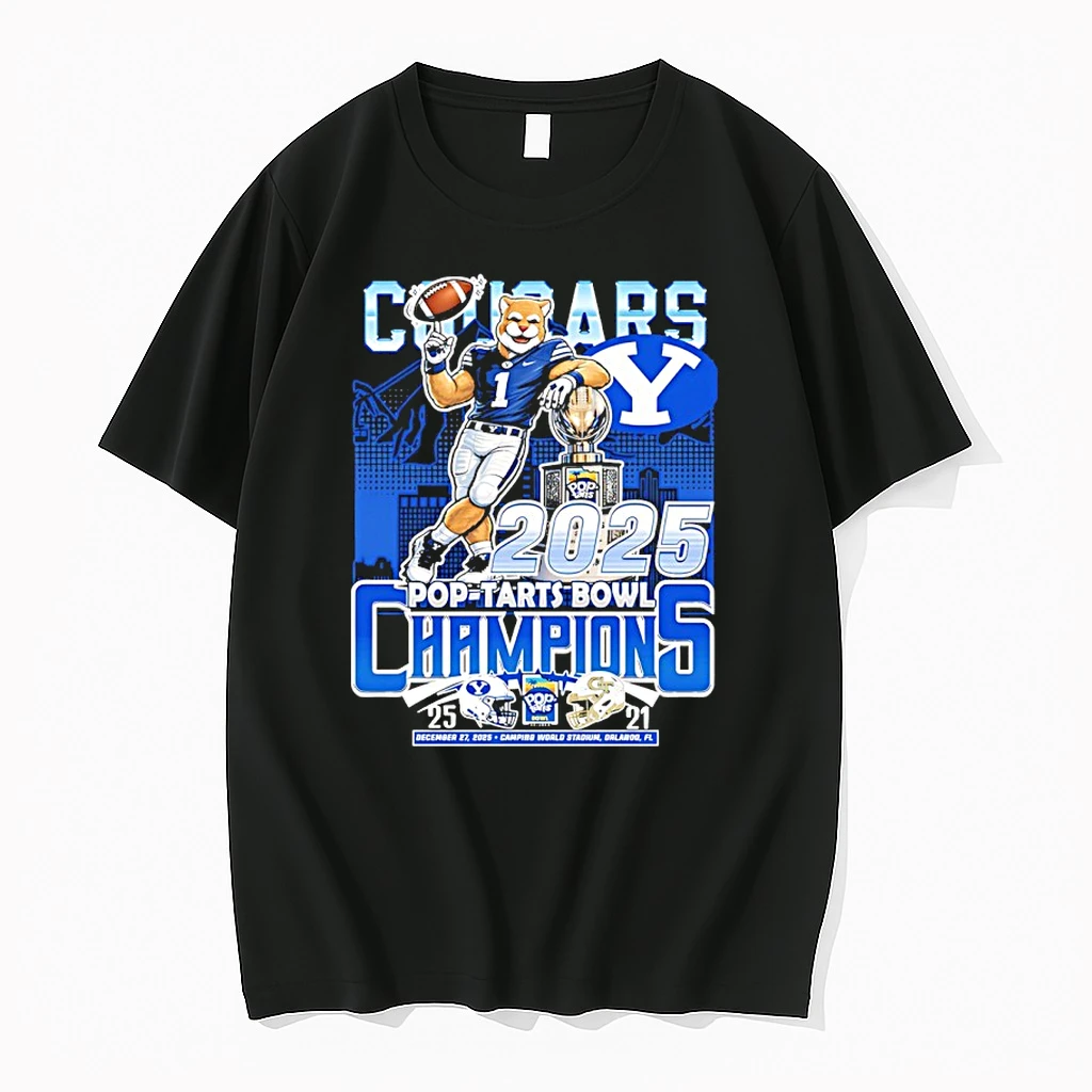 Byu Cougars Pop Tarts Bowl 25 21 Dec 27 2025 Mascot Shirts