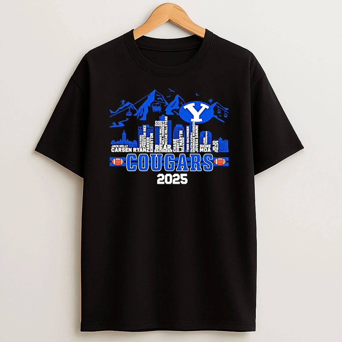 Byu Cougars All Name Of Legends City Skyline 2025 Shirts