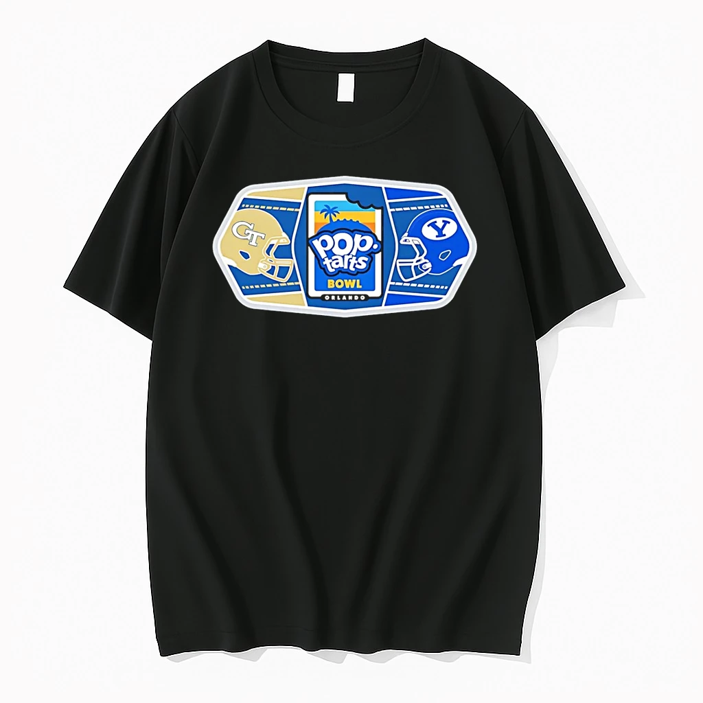 Byu Cougars Vs Georgia Tech Yellow Jackets 2025 Pop Tarts Bowl Helmets Shirts