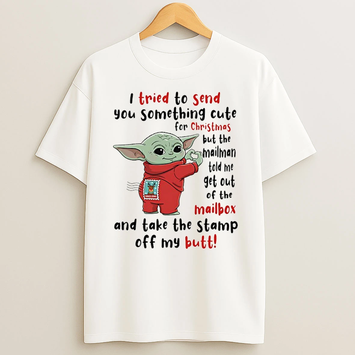 Baby Yoda I Tried To Send You Something Cute For Christmas Shirts