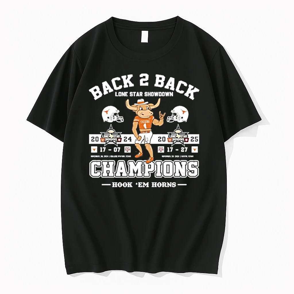 Back 2 Back Lone Star Showdown Champions Texas Beat Texas Am Shirts
