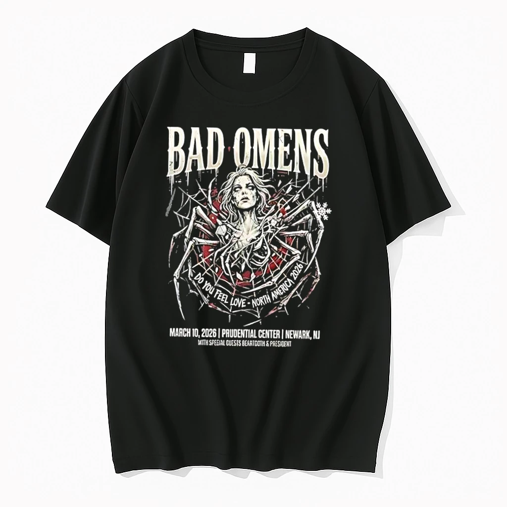 Bad Omens Do You Feel Love North America 2026 Event Tee At Prudential Center Shirts