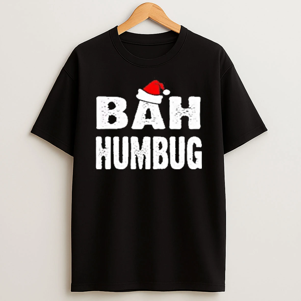 Bah Humbug Santa Hat Christmas Shirts