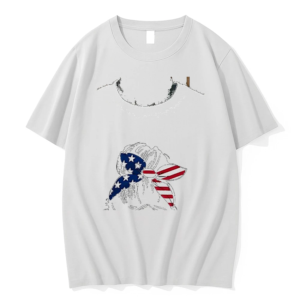 Baltimore Girl Messy Bun America Shirts