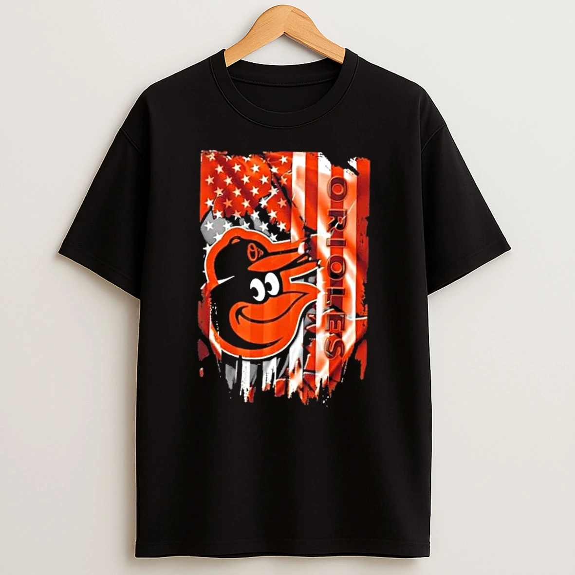 Baltimore Orioles Baseball X American Flag Shirts