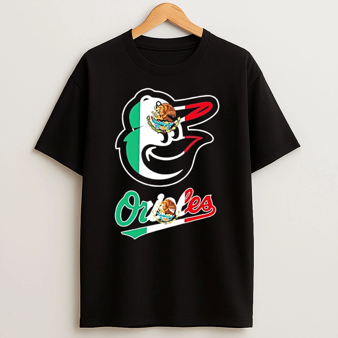 Baltimore Orioles Baseball X Mexican Flag Shirts