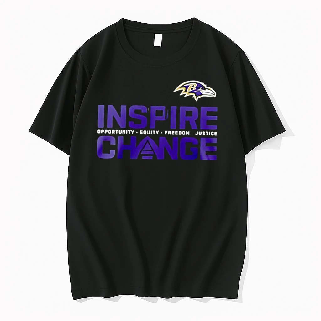 Baltimore Ravens Nfl Inspire Change Opportunity Equity Freedom 2025 Shirts