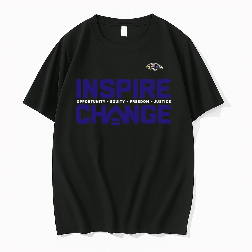 Baltimore Ravens X Nfl Inspire Change Opportunity Equity Freedom Justice Shirts