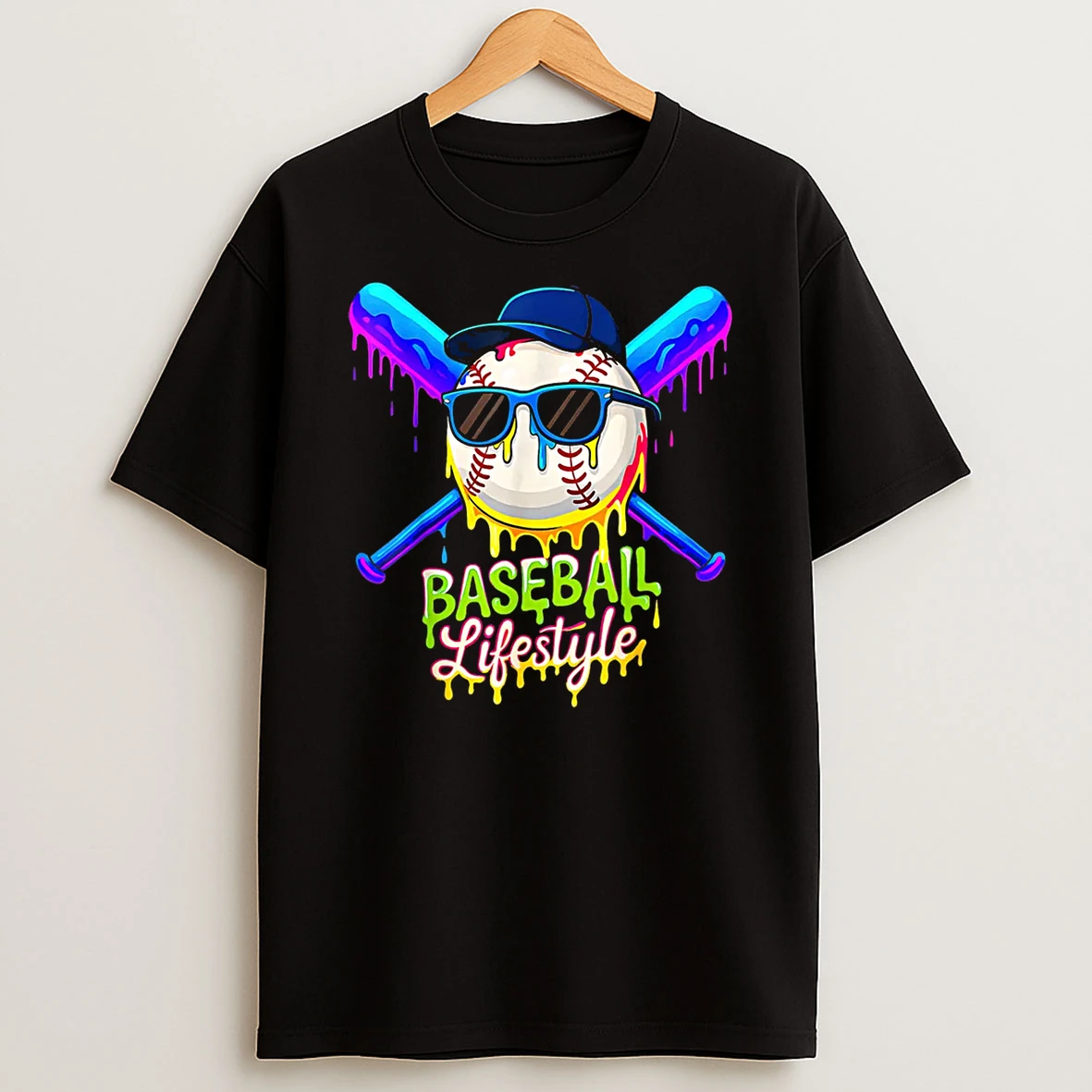 Baseball Life Style 101 Apparel Youth Drip Baseball Shirts