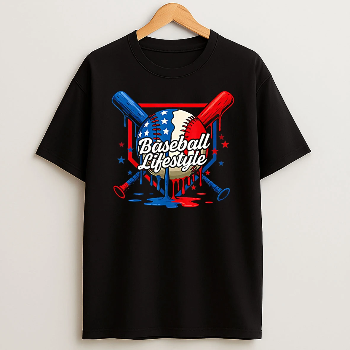 Baseball Life Style 101 Drip Baseball Shirts