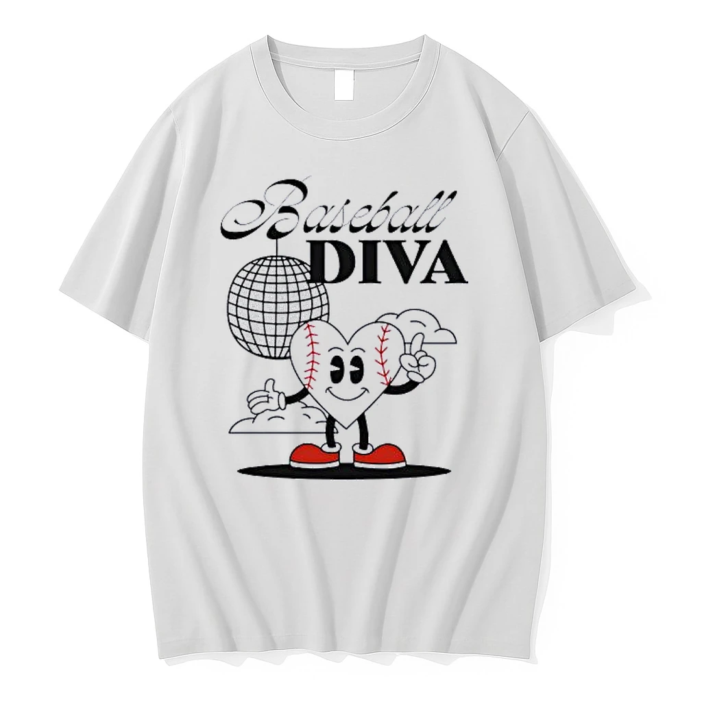 Baseball X Heart Diva Toddler Shirts