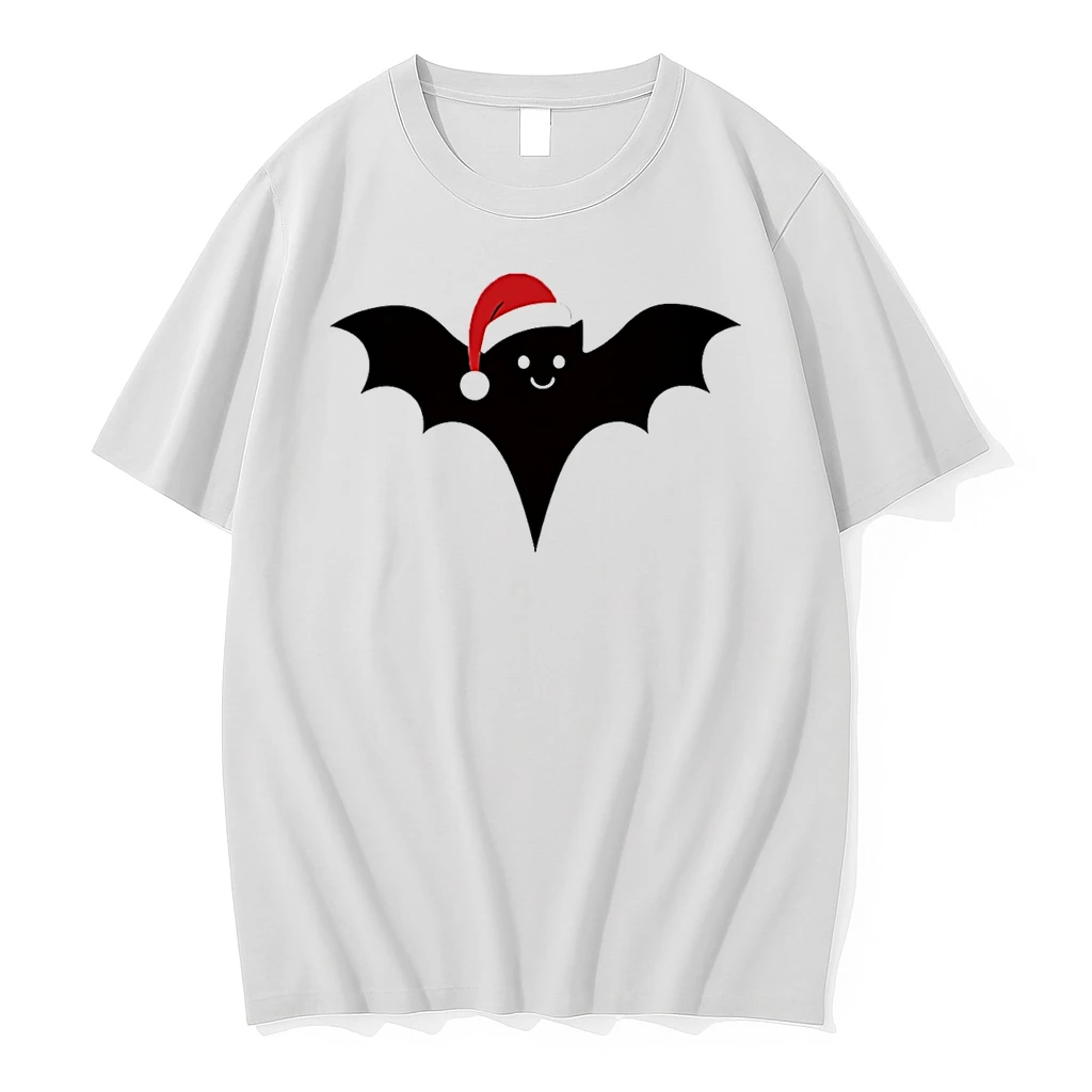 Bat Santa Hat Batty For Christmas Halloween Lovers Shirts