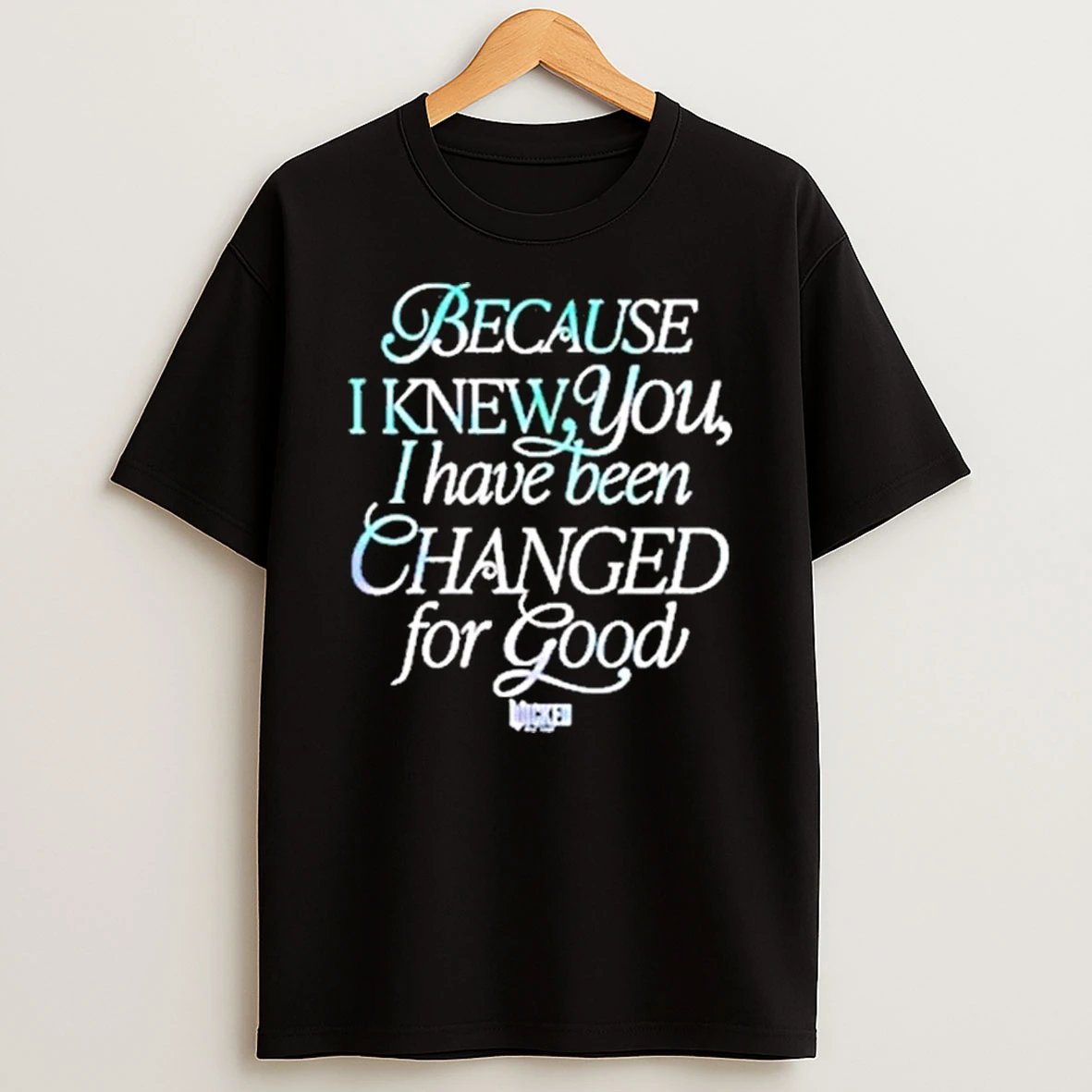 Because I Knew You I Have Been Changed For Good Wicked Movie Shirts